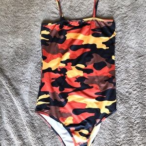 Camo body suit